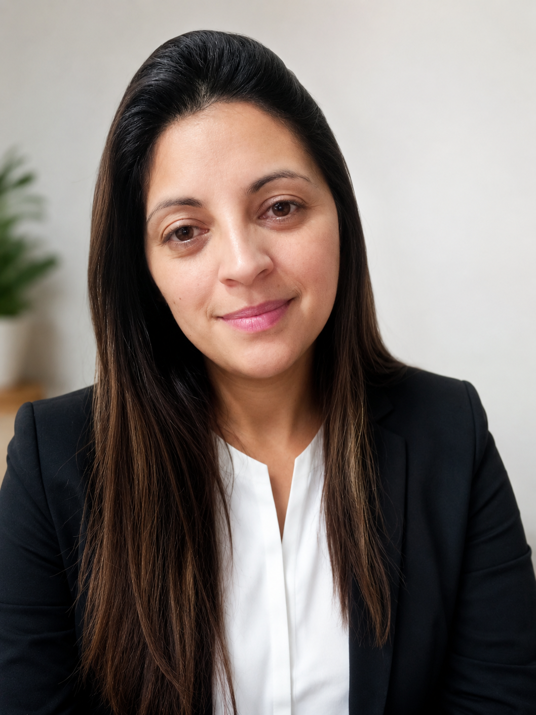 Jesica Pereyra, fundadora de JP Marketing Digital, sonriendo frente a la cámara